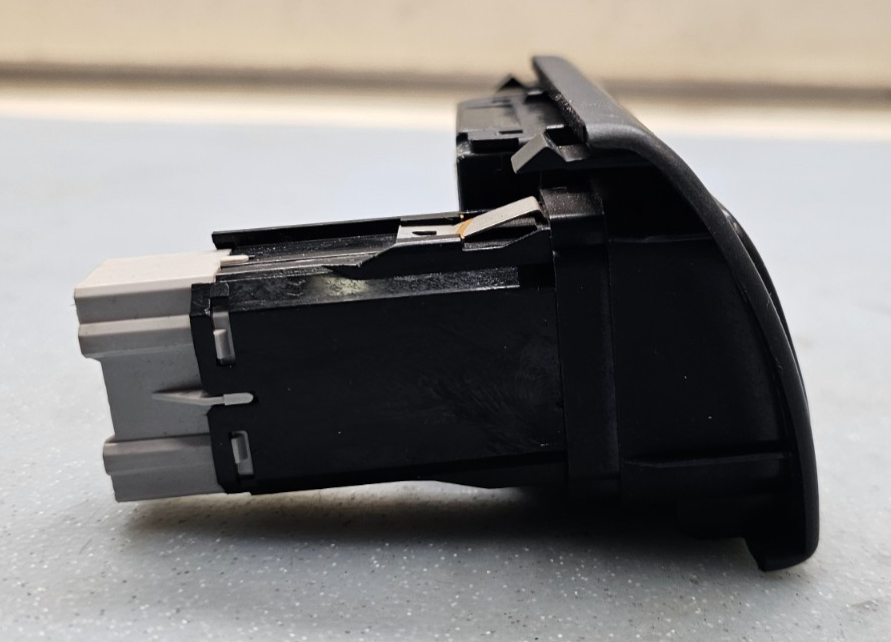 🔥98-02 Honda Accord Center Dash Clock Hazard Switch Board Digital Button Black