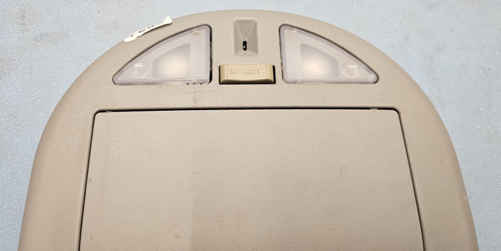 🔥04-08 Armada QX56 Overhead Console Dome Light Lamp Sun Roof Storage Tan