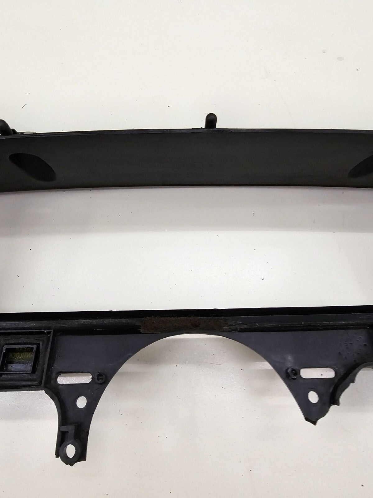 87-91 Ford F150 BRONCO Dash Instrument CLUSTER Bezel Speedo Gauge Trim Black C11