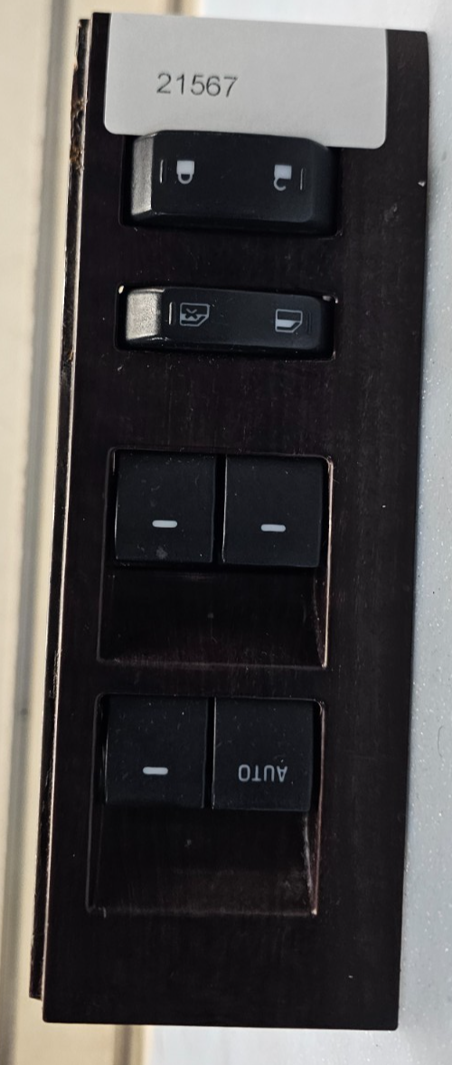 🔥06-10 EXPLORER MOUNTAINEER FRONT LEFT DRIVER MASTER WINDOW SWITCH CARBON WOOD