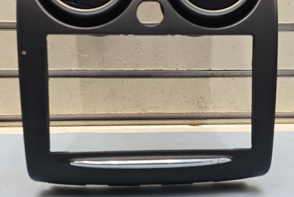 08-15 Nissan Rogue Center Dash Radio Bezel Panel Trim Air Vent Speaker Black OEM