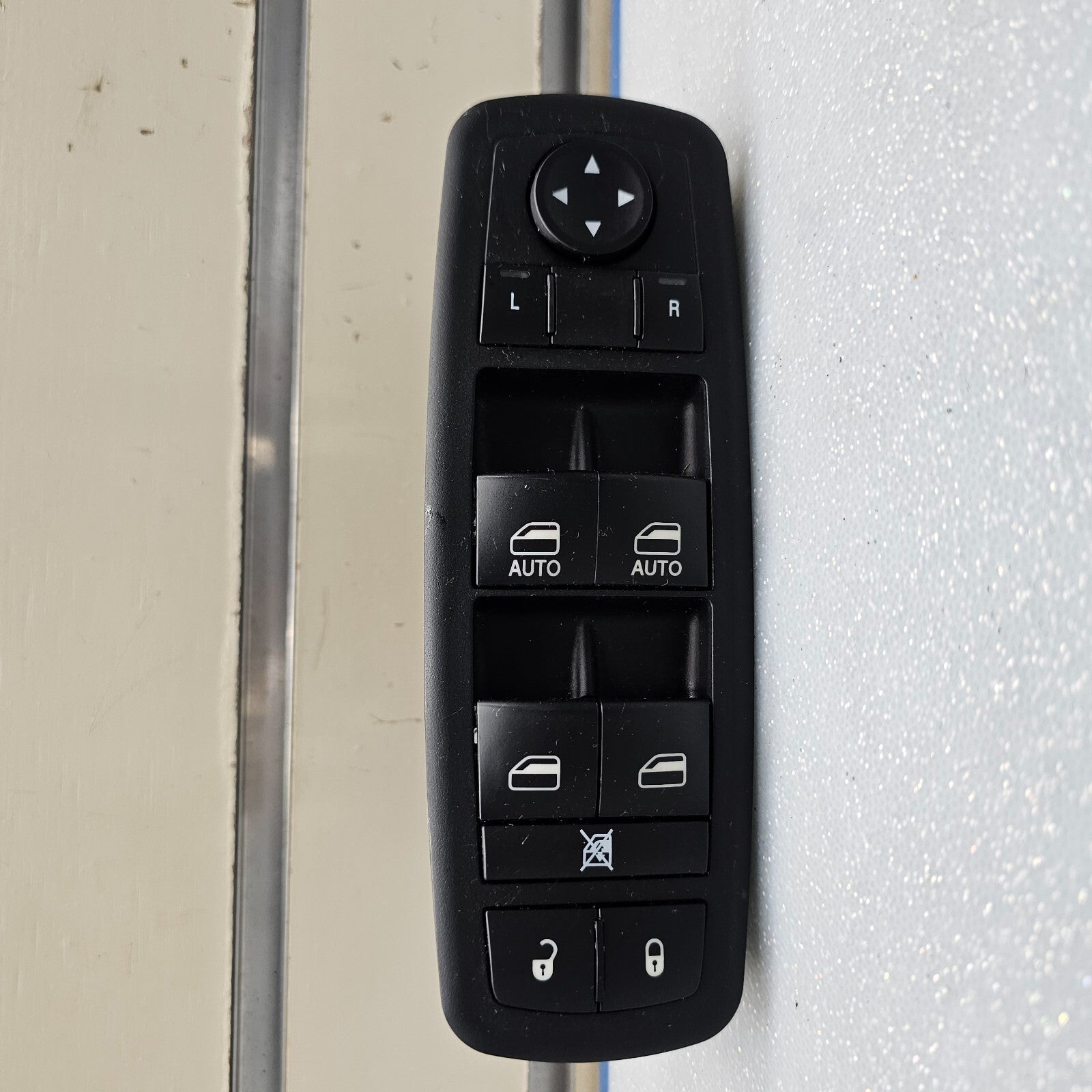 🔥12-16 Grand Caravan Town Country Master Left Driver Window Switch BLACK WS29