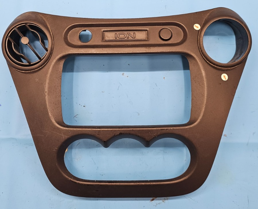 🔥03-07 Saturn Ion Dash Radio AC Climate Control Bezel Assembly Trim Panel BLACK