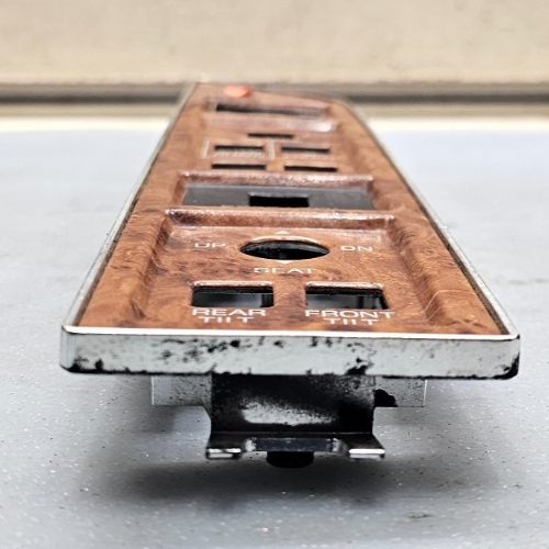 🔥90-94 Lincoln Town Car Driver LH Front Door Master Switch Bezel Trim Woodgrain