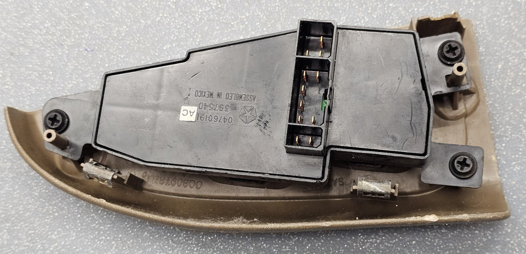 🔥99-04 Dodge Intrepid 300M Left Driver Master Power Window Control Switch Tan
