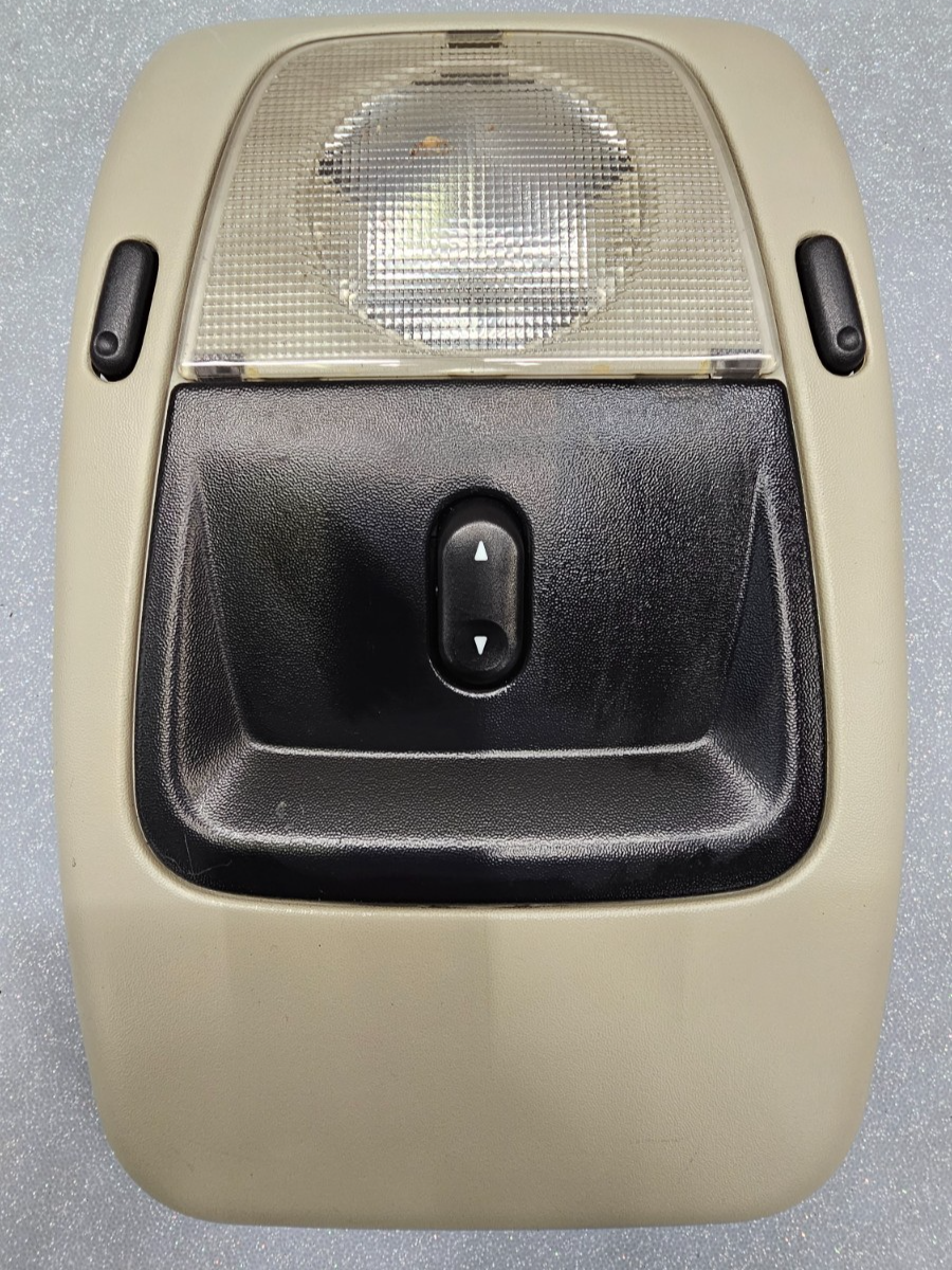 🔥02-05 Explorer Mountaineer Overhead Console Dome Map Light Storage Sunroof Tan