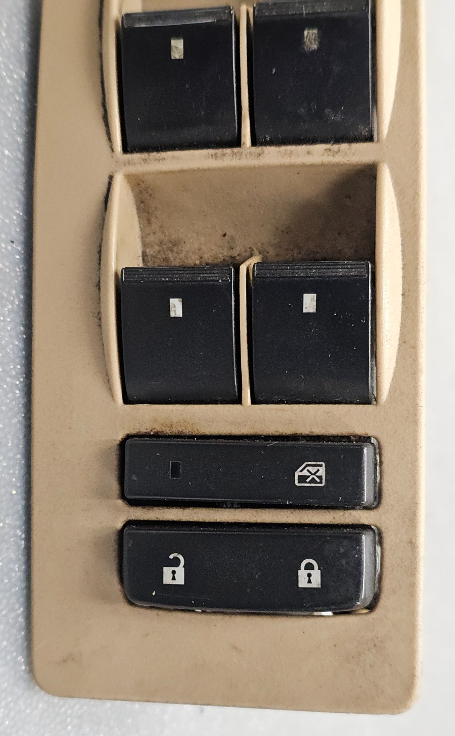 🔥06-11 Buick Lucerne Front Left Driver Master Power Door Window Switch Tan OEM
