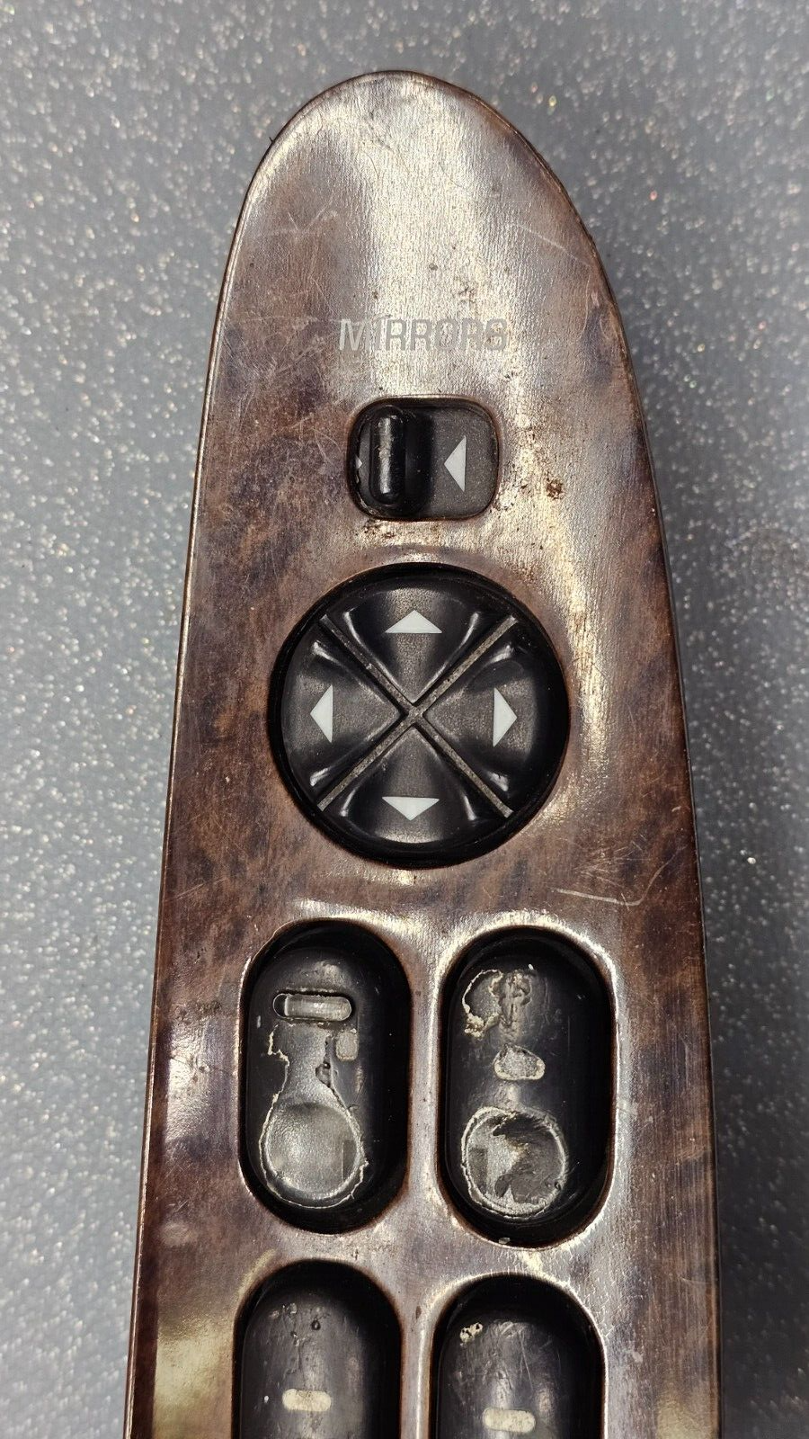 🔥97-05 Century Regal Left Driver aster Power Window Mirror Switch Assembly Wood