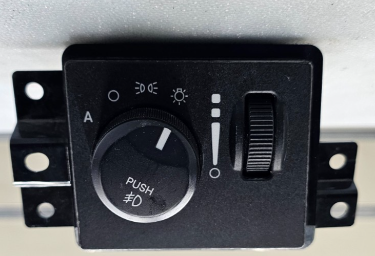 🔥04-09 Durango Aspen Head Light Headlight Lamp Dimmer Fog Switch Control Black