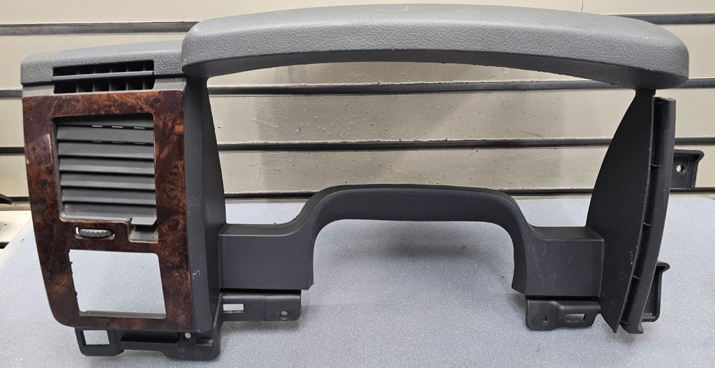 🔥06-08 DODGE RAM Dash Instrument Speedometer Cluster Bezel Slate Gray/Wood C26