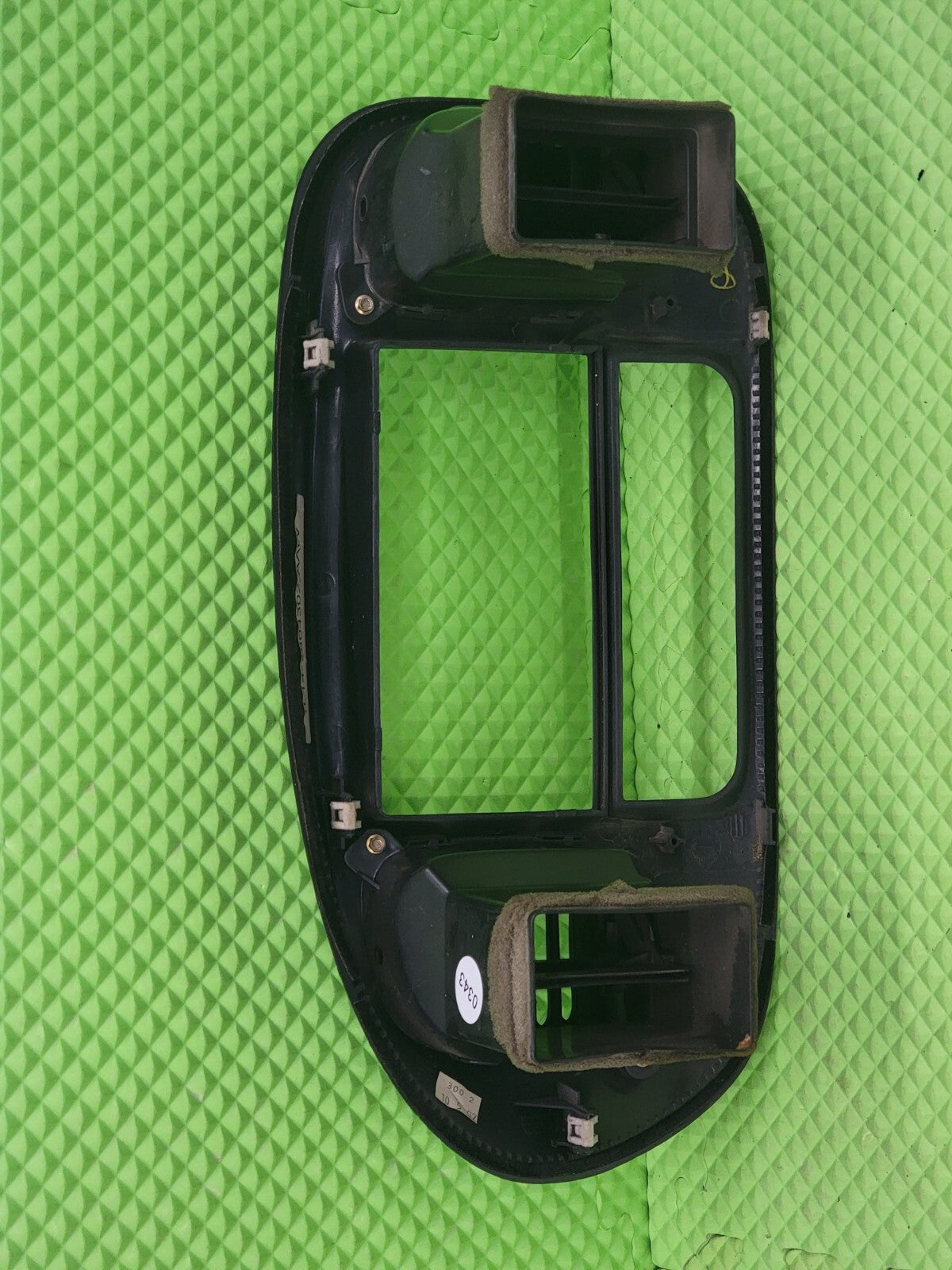 🔥1997-2003 Ford F150 Center Dash Radio Climate BEZEL TRIM Panel Line Gray B1