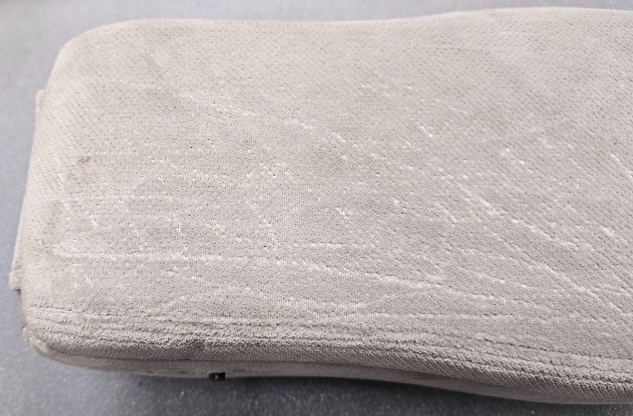 🔥00-05 Cadillac Deville Center Console Lid Armrest Arm Rest Cover Cloth Tan