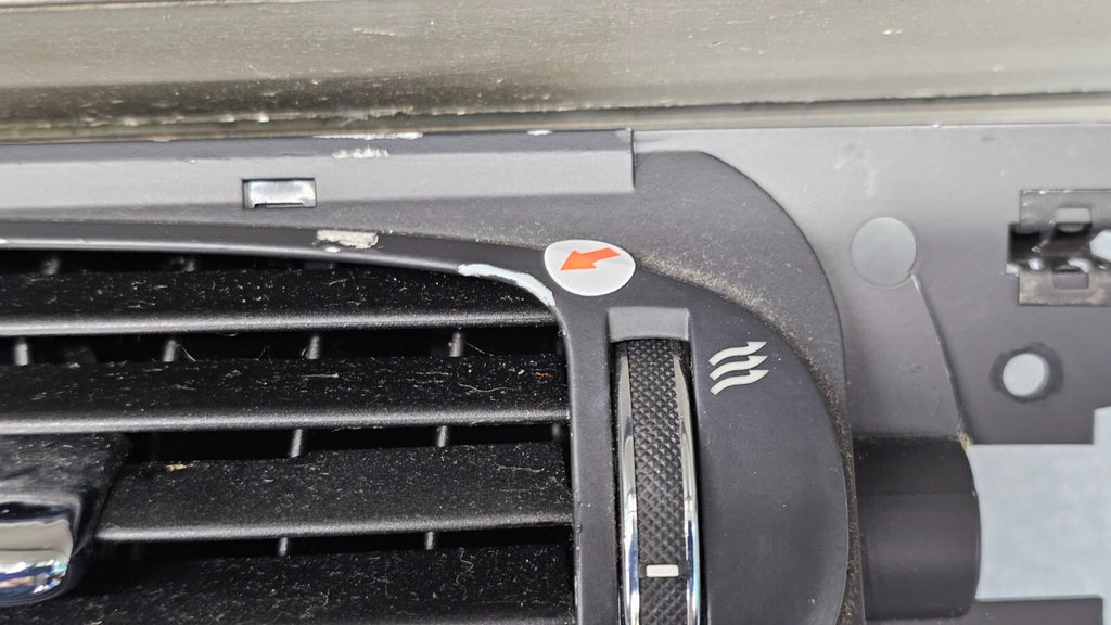 🔥04-09 Jaguar XJ8 Center Dash AC Heater Air Vent Conditioning Bezel Black OEM