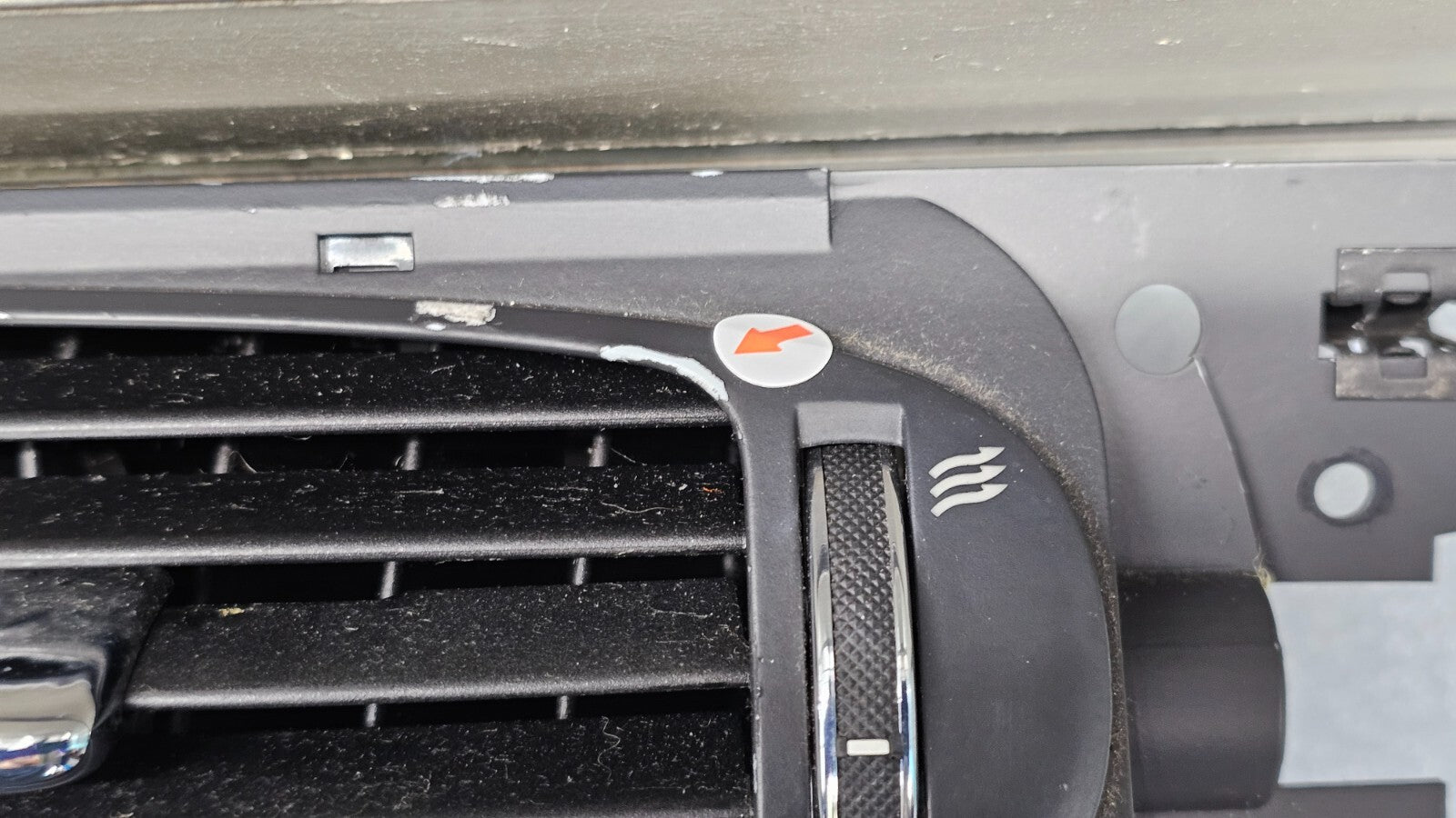 🔥04-09 Jaguar XJ8 Center Dash AC Heater Air Vent Conditioning Bezel Black OEM