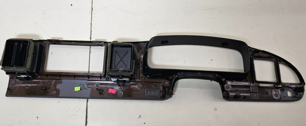 🔥98-02 Lincoln Town Car Dash Radio Trim Speedometer Cluster Wood Grain OEM
