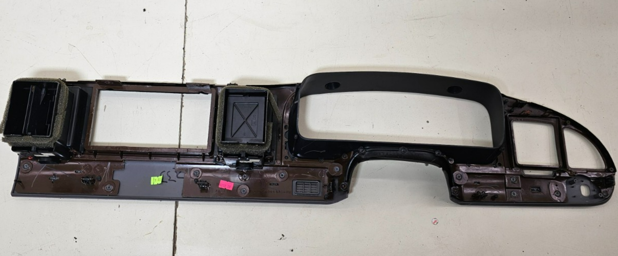 🔥98-02 Lincoln Town Car Dash Radio Trim Speedometer Cluster Wood Grain OEM