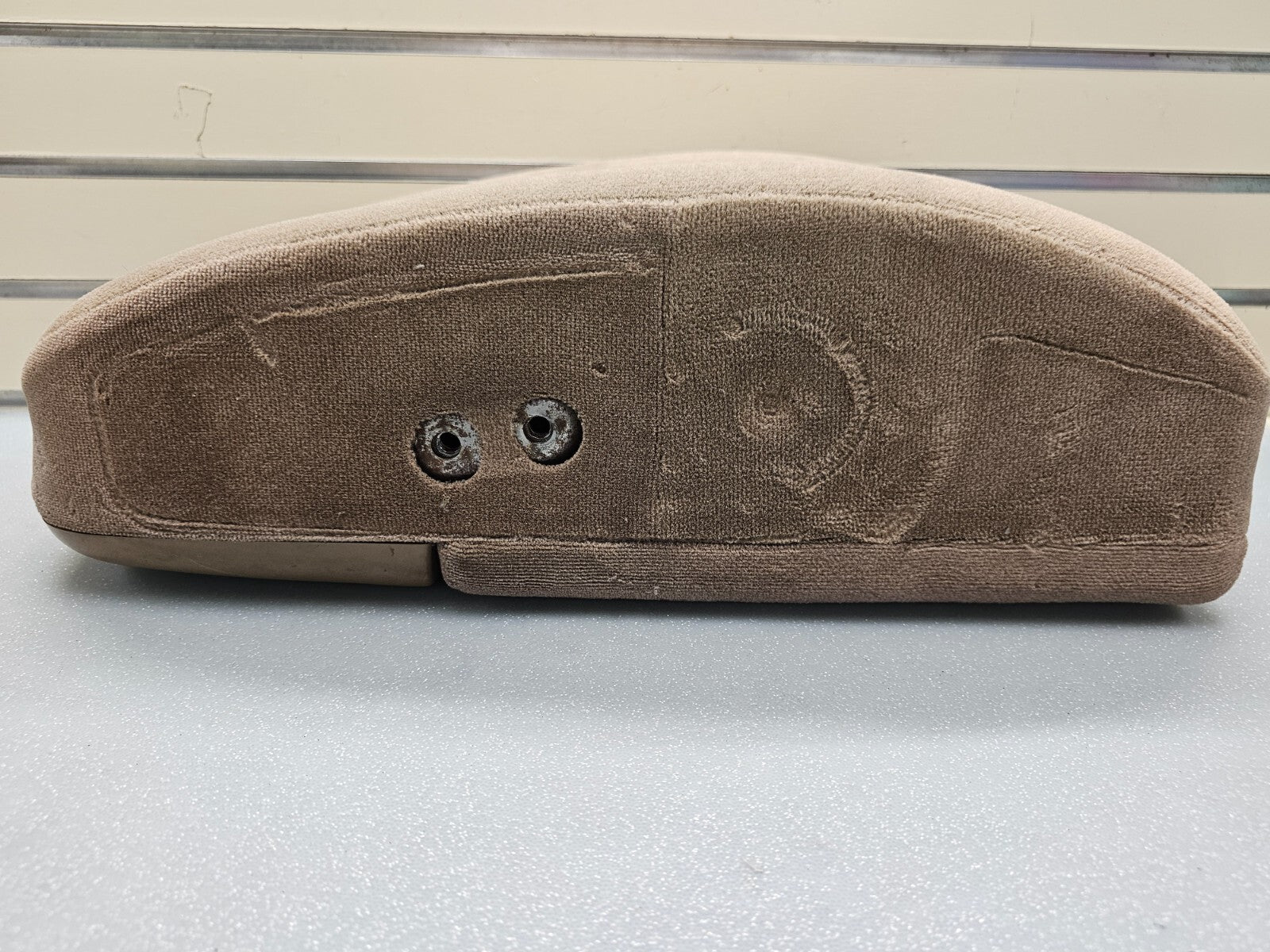 97-03 Ford F150 Center Console JUMPSEAT Armrest Cloth/Leather Cup holder TAN JS6