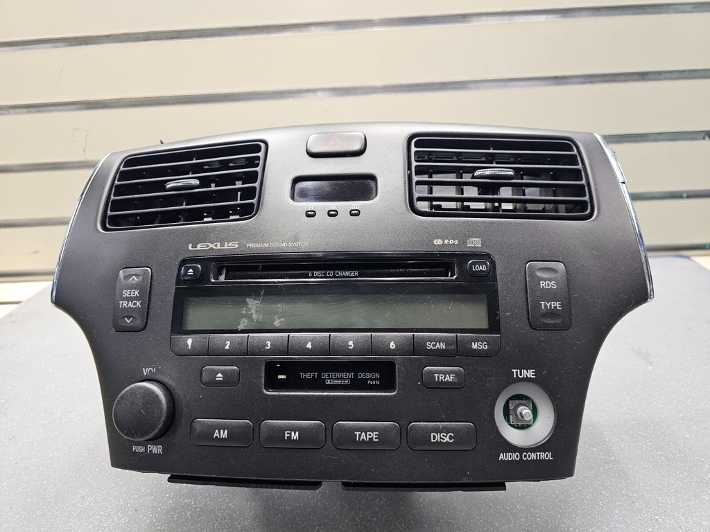 🔥02-06 LEXUS ES300 ES330 FRONT DASH FM AM CD CASSETTE TAPE PLAYER RADIO OEM