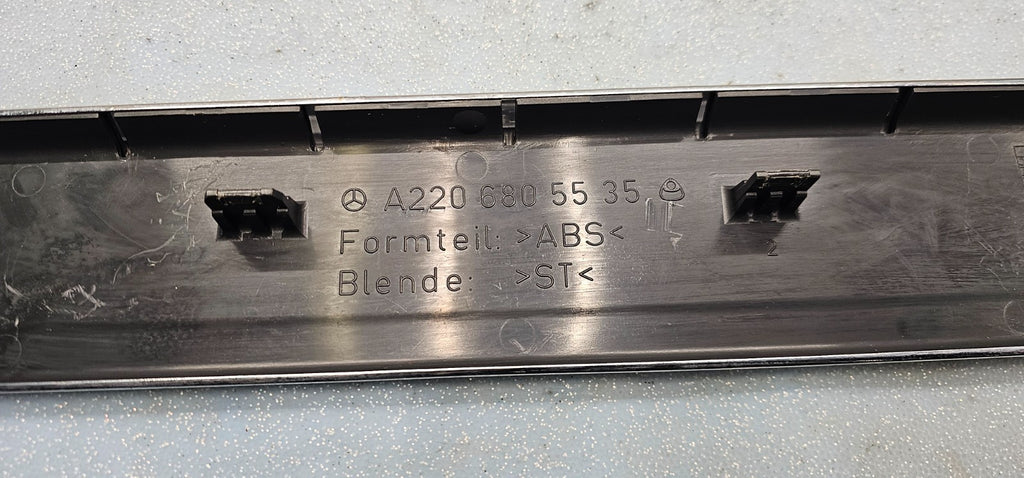🔥03-06 MERCEDES W220 S430 FRONT LEFT RIGHT SCUFF STEP COVER PLATE PANEL OEM