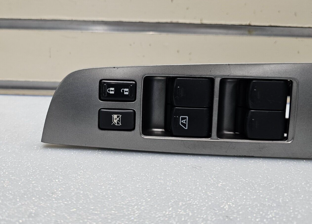 🔥07-10 Versa Front Left Driver Master Door Window Switch Lock Control SILVER