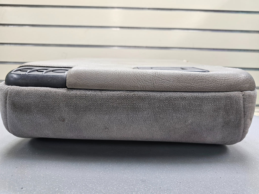🔥99-10 Ford F250 F350 Center Console JUMP SEAT Arm Rest CLOTH/LEATHER GRAY JS3