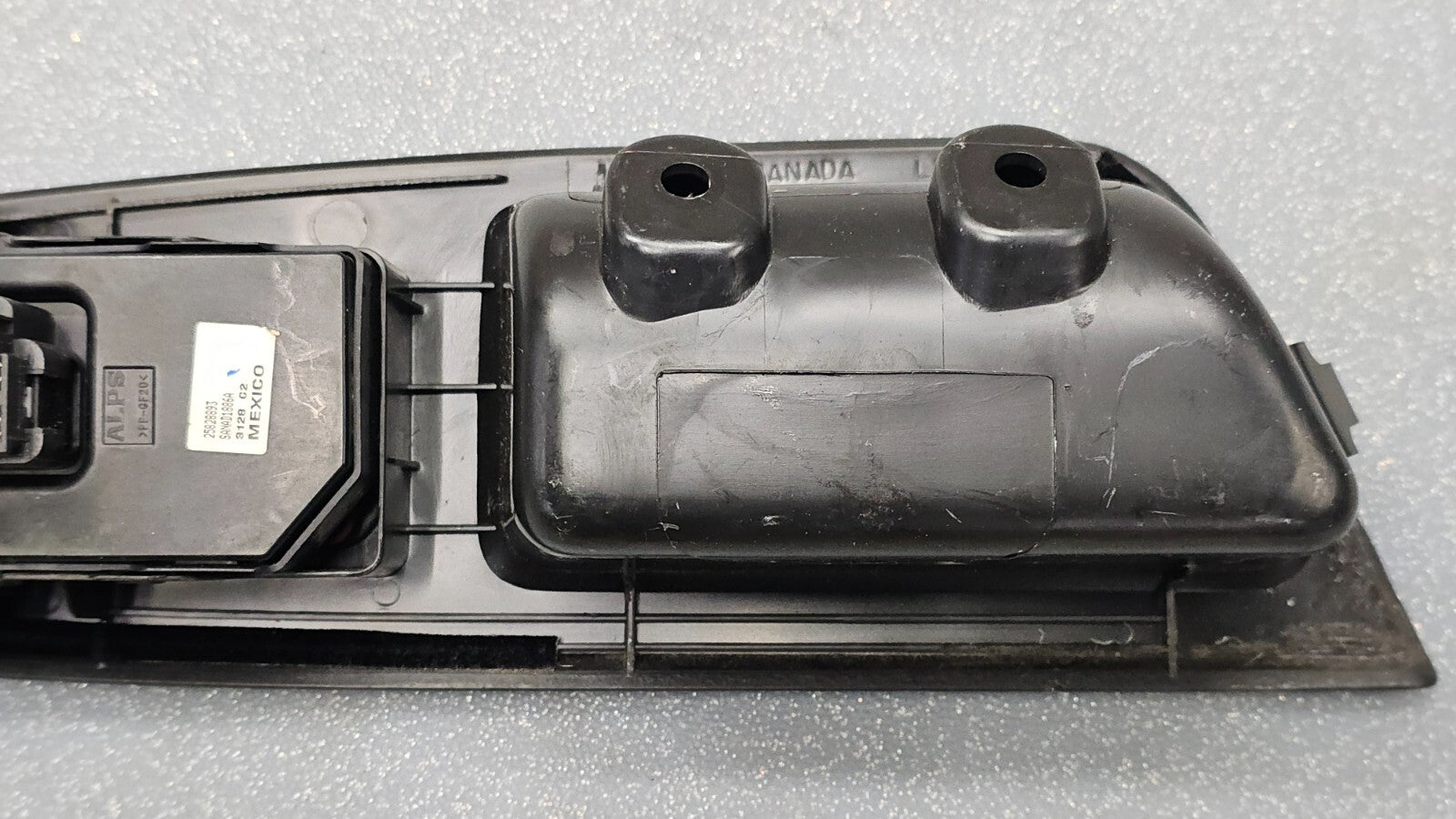 🔥06-08 CHEVY IMPALA LEFT DRIVER MASTER POWER WINDOW SWITCH BEZEL ASSEMBLY BLACK