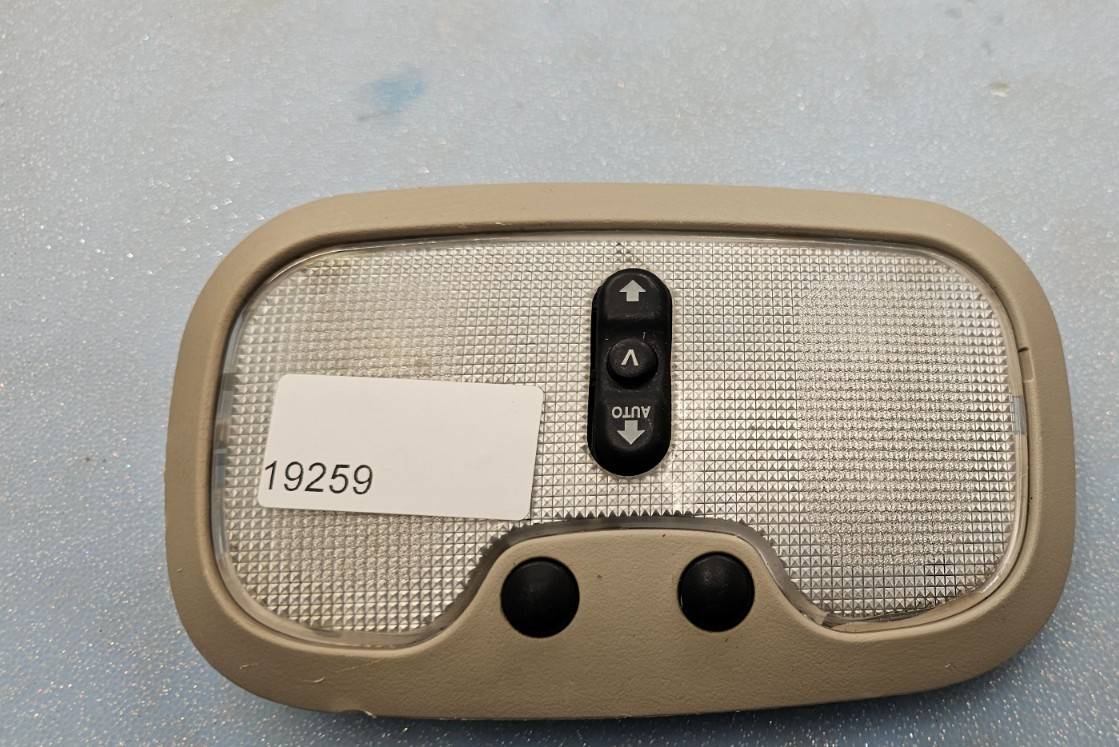 🔥2002-2005 JEEP LIBERTY FRONT CENTER DOME LIGHT POWER SUNROOF SWITCH TAN OEM