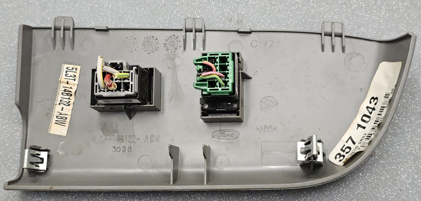 🔥04-08Ford F150 Crown Victoria Right Passenger Window 2 Door Switch TAN WS24