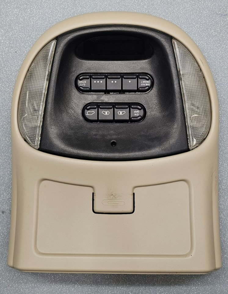 🔥08 Chrysler Voyager Overhead Console Front Seat Light/Menu Reset C/T Step Tan