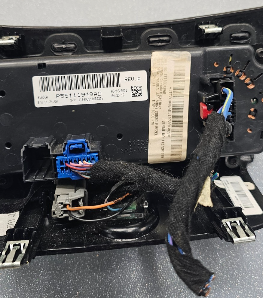 🔥11-14 CHRYSLER 200 DODGE AVENGER DASH A/C HEAT TEMPERATURE CLIMATE CONTROL OEM