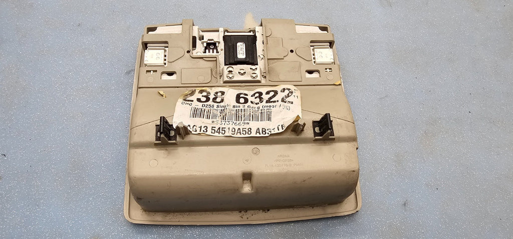 🔥07-14 Ford Edge Overhead Console Storage Compartment Dome Light Assembly TAN
