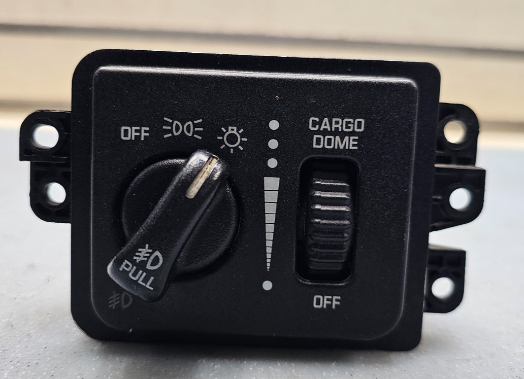 🔥 03-05 DODGE RAM PICKUP HEADLIGHT HEADLAMP HEAD LIGHT LAMP DIMMER SWITCH BLACK