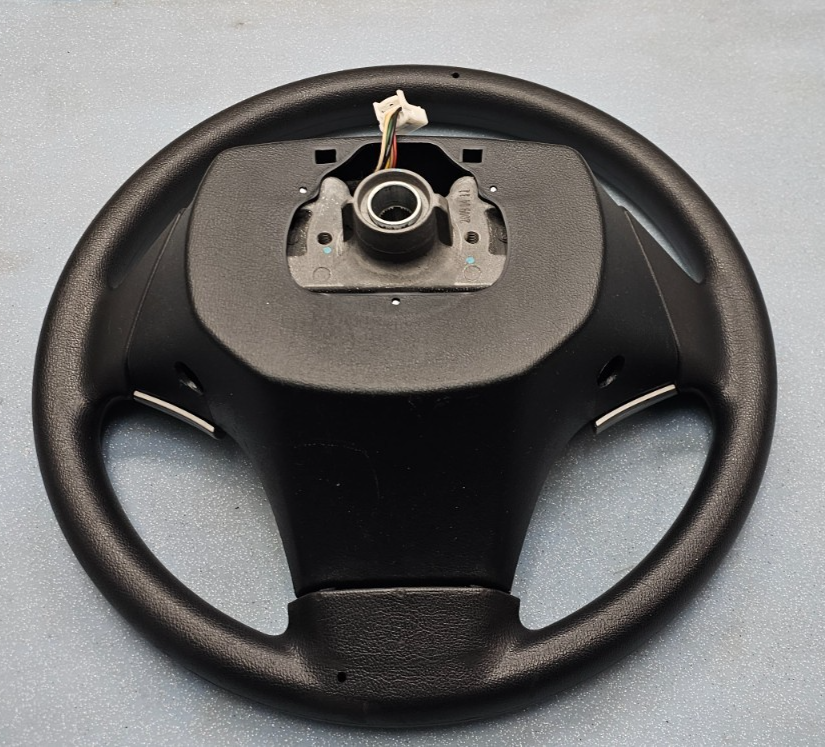 🔥07-09 Elantra Left Driver Steering Column Wheel Cruise Control Leather Black