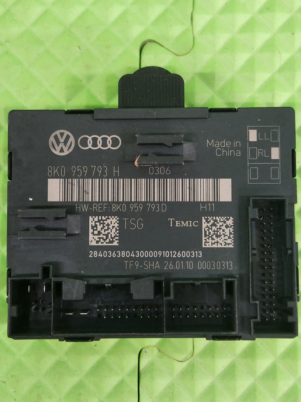 🔥09-16 AUDI A4 B8 DOOR COMPUTER CONTROL MODULE REAR RIGHT PASSENGER SIDE BLACK