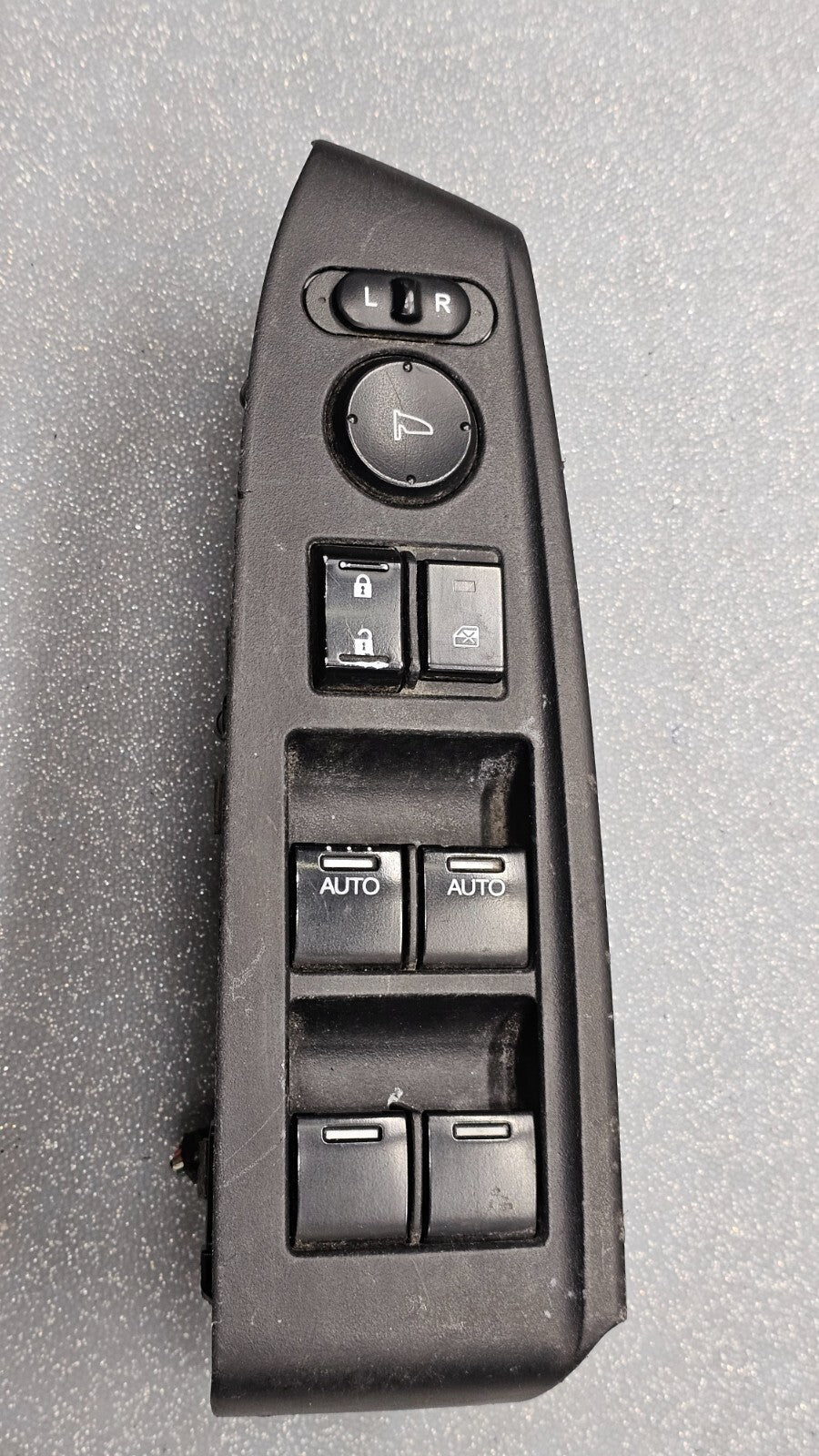 08-12 ACCORD Left Driver Door Master Power Window Lock Switch Assembly Black OEM