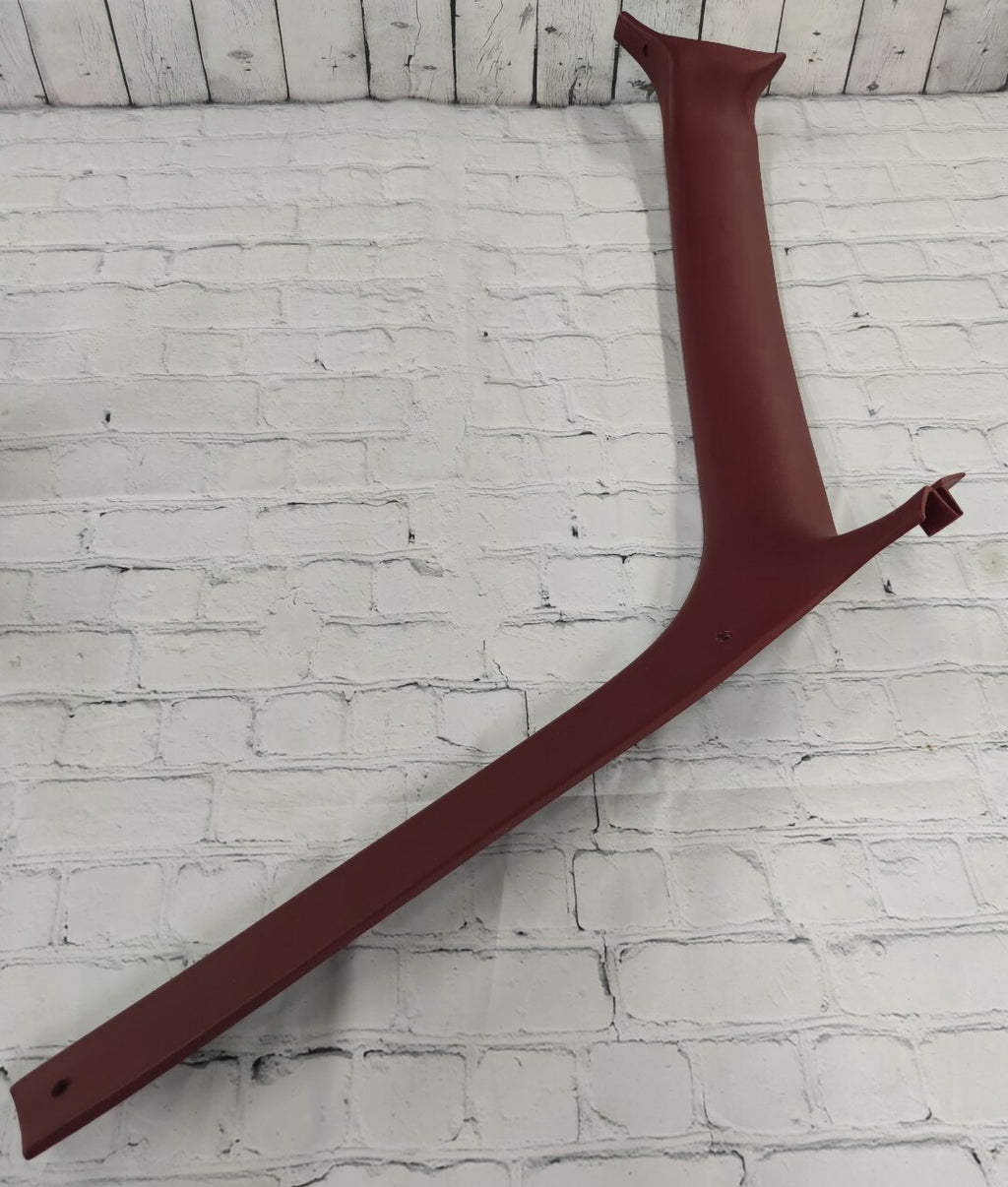 🔥92-96 Ford F150 F250 BRONCO A Pillar Passenger RIGHT Roof Trim Molding RED p1