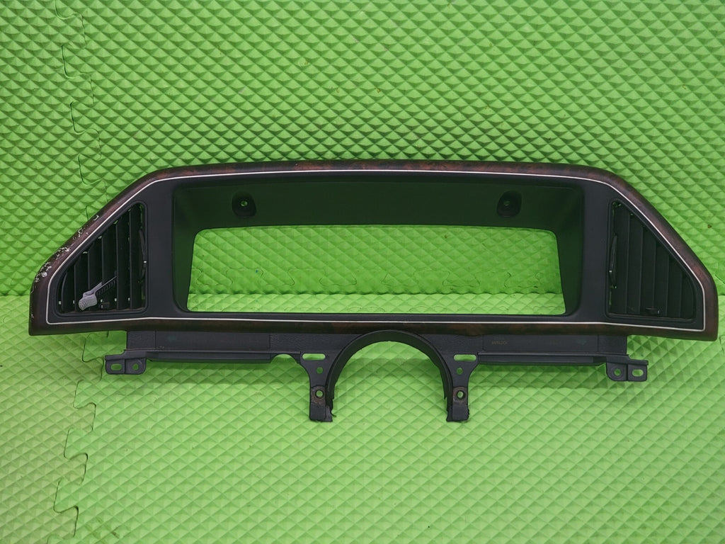 87-91 Ford F-150 F250 BRONCO Dash CLUSTER Bezel Speedo Gauge Trim woodgrain C11