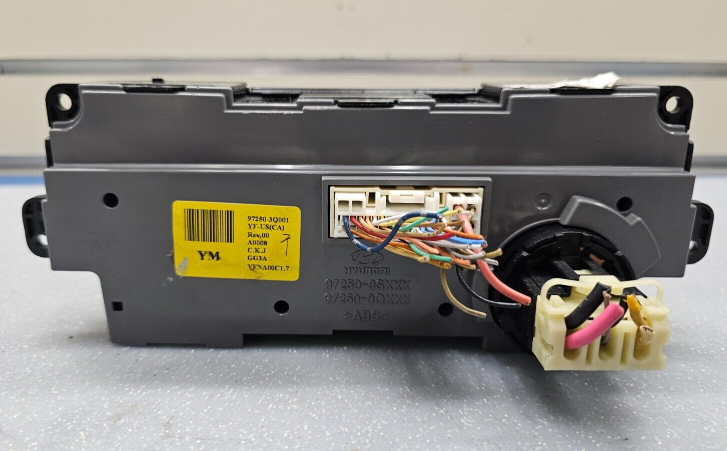 11-13 Hyundai Sonata Heater Temperature Climate Control Panel Unit Conditioning