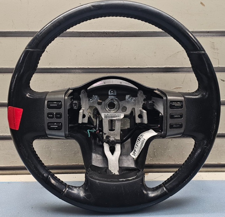 🔥04-07 Infiniti QX56 Steering Wheel Column Control Leather Black OEM