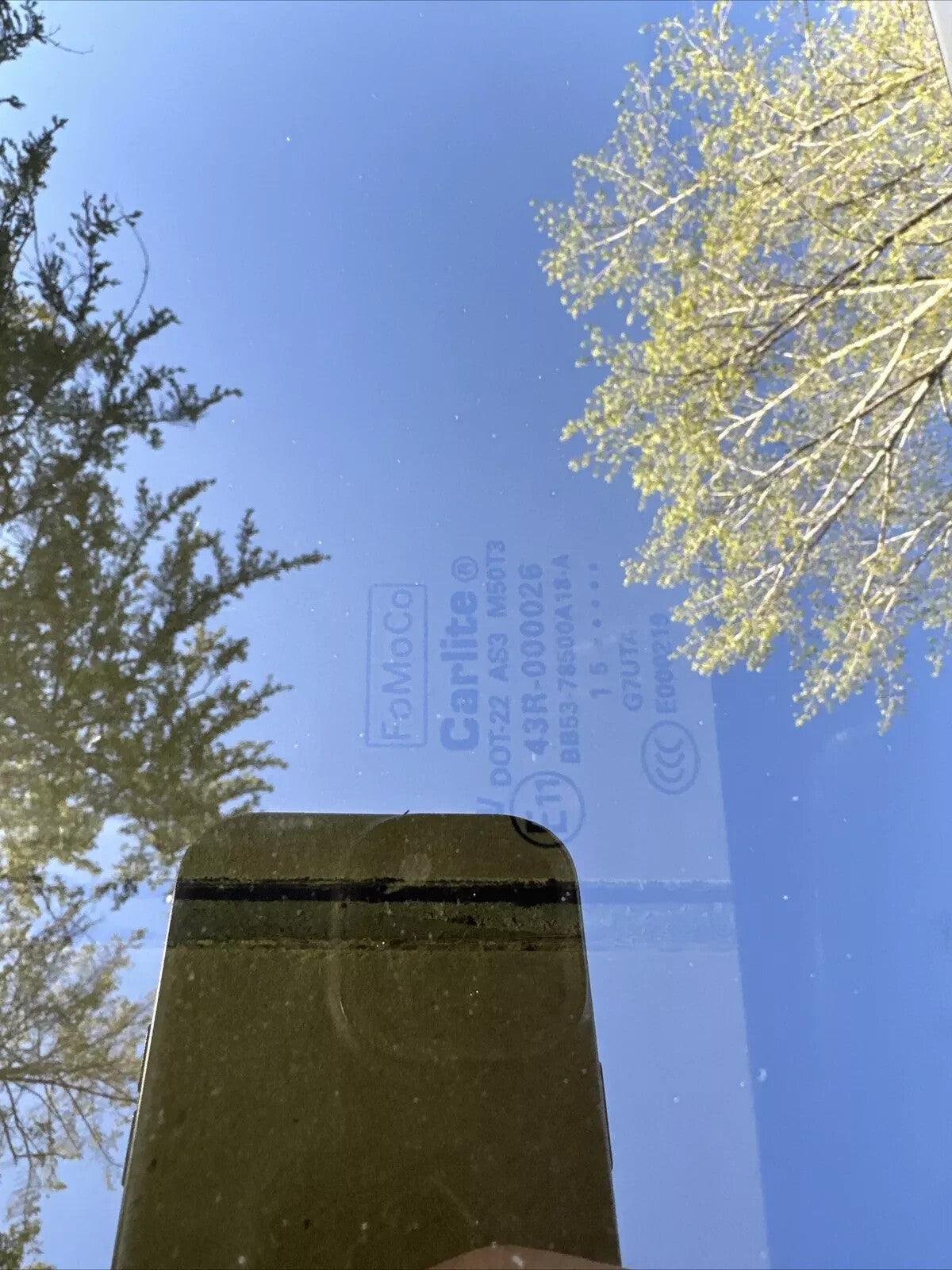 13-19 Ford Escape Front Sun Roof Sunroof Sliding Window Glass OEM
