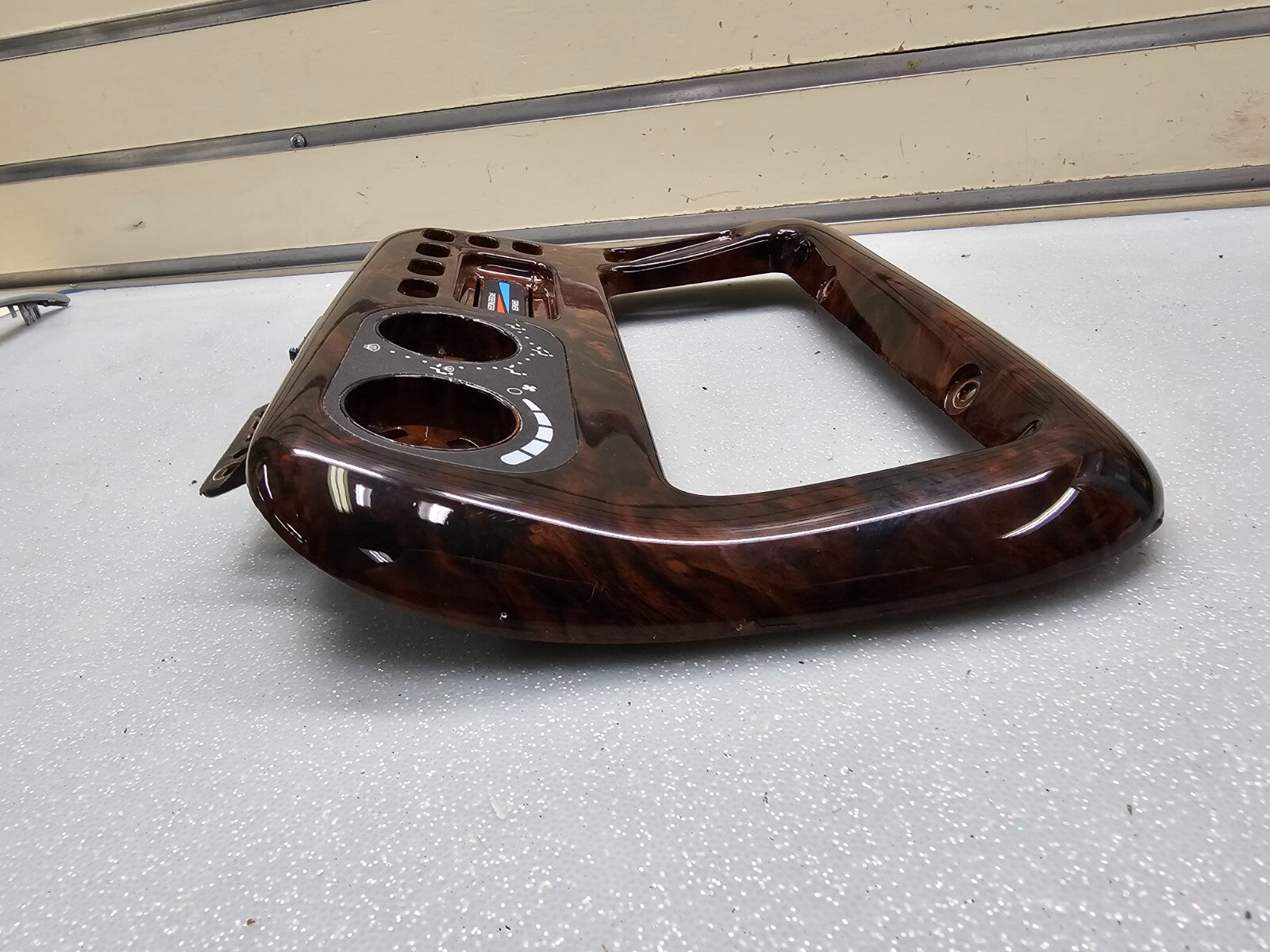 🔥96-00 Dodge Caravan Voyager A/C Heater Climate Temp Control Bezel WOODGRAIN