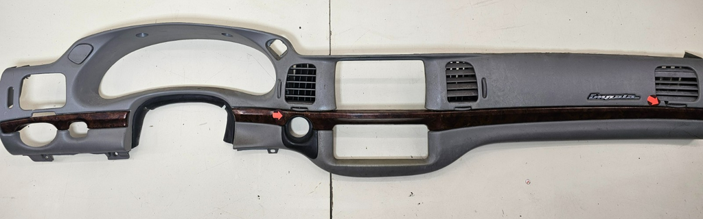 🔥00-05 IMPALA Dash INSTRUMENT Cluster Bezel Radio Speedo Gauge Trim Gray