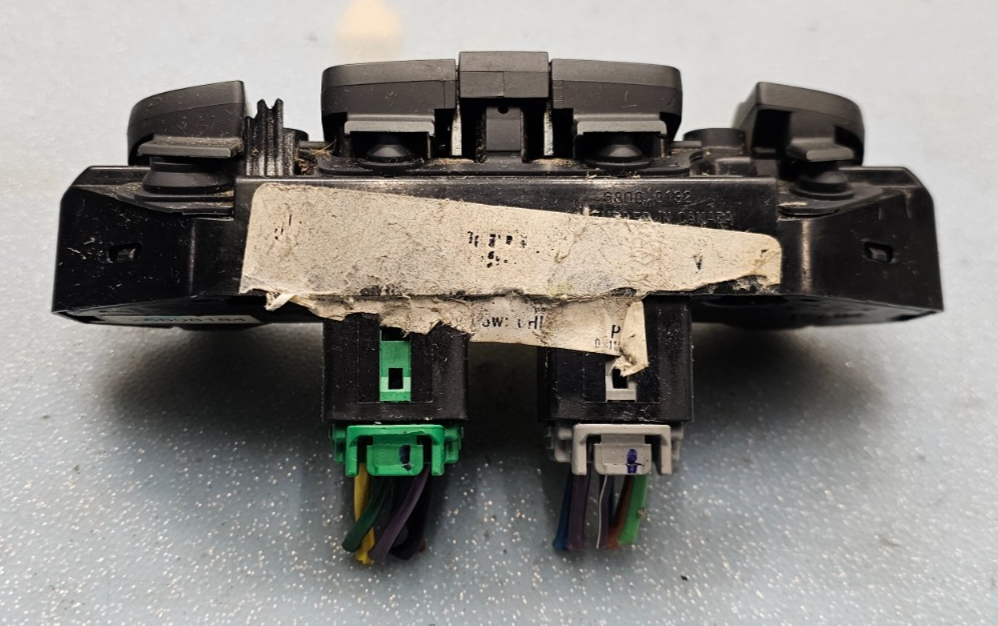 🔥07-08 Equinox Front Left Driver Master Door Window Power Switch Assembly BLACK