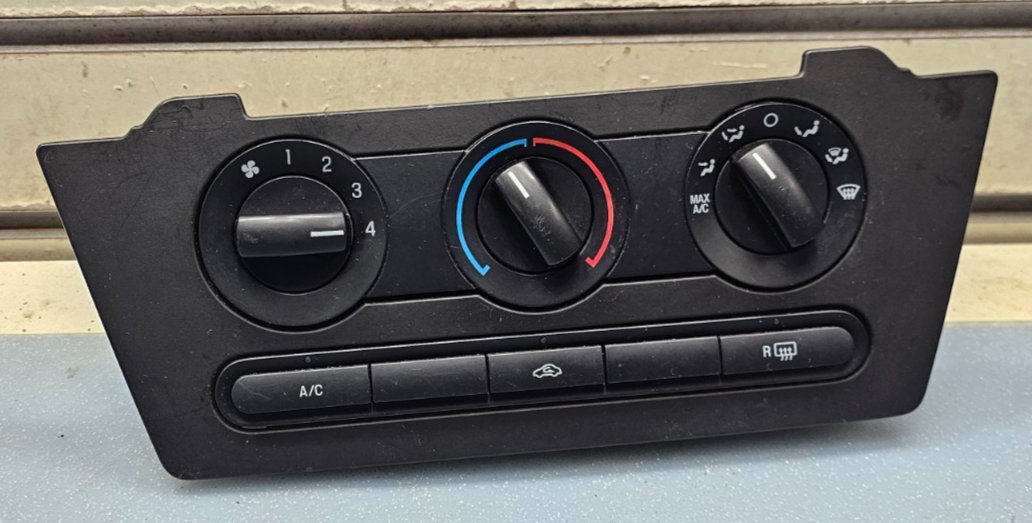 🔥06-09 Fusion Dash AC Heater Temperature Climate Control Air Conditioner Black