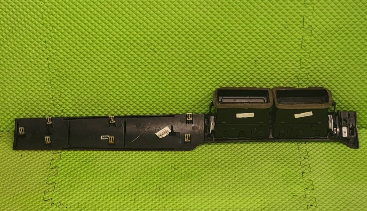 07-14 Yukon Tahoe Suburban Burl Front Dash Belt Trim A/C Vents F201 woodgrain