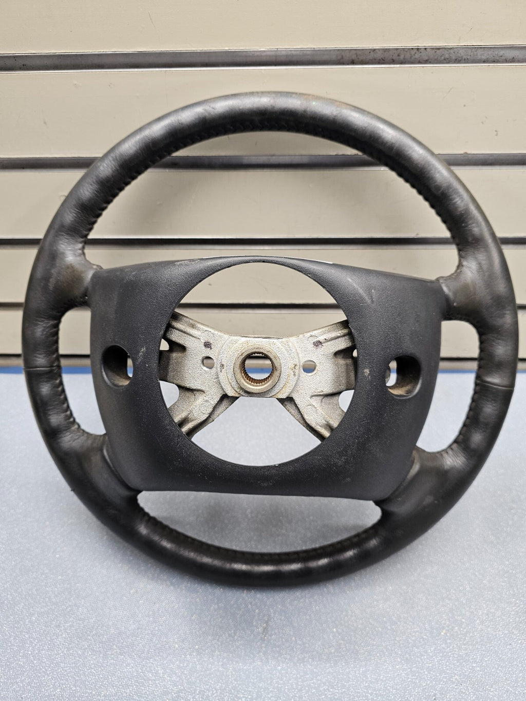🔥98-01 Dodge Ram DAKOTA DURANGO Left Driver Steering Wheel Leaher Cover Black