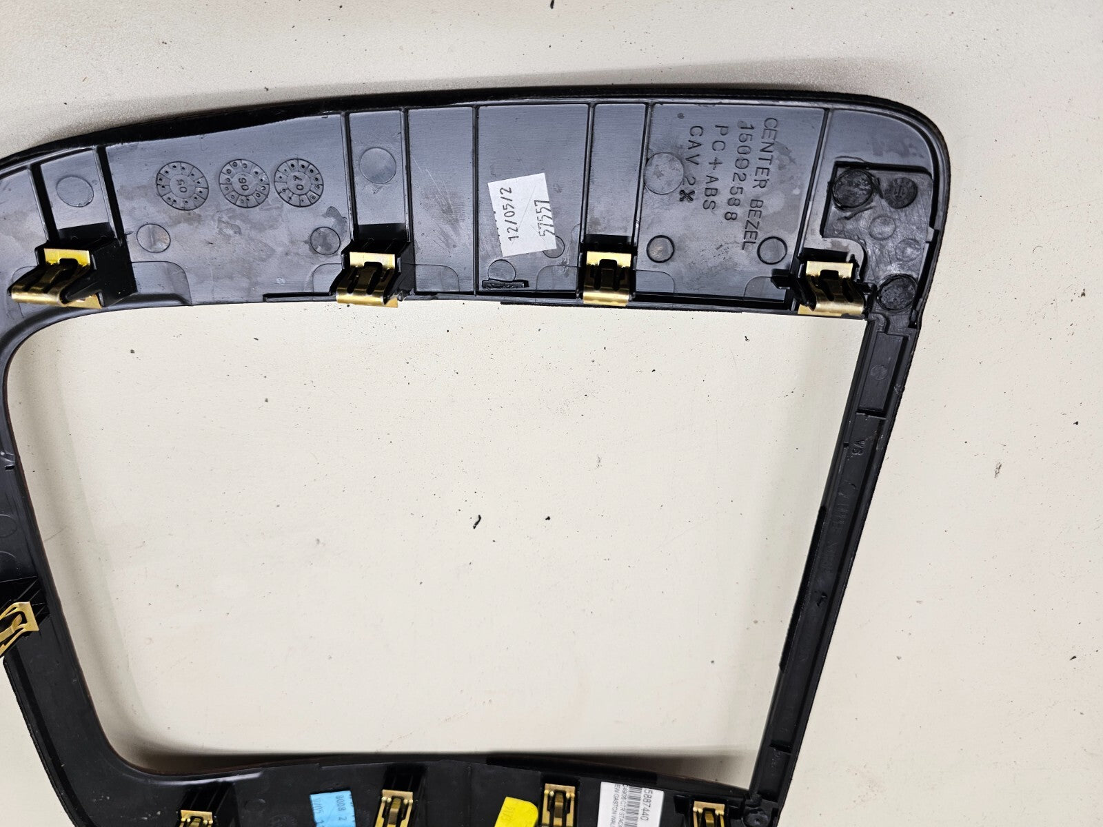 🔥07-13 SUBURBAN TAHOE YUKON CENTER DASH RADIO SUUROUND BEZEL TRIM ASSEMBLY WOOD