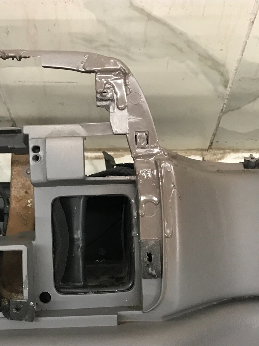 🔥94-97 Dodge Ram DASH DASHBOARD CORE Structure FRAME MOUNT gray DB3