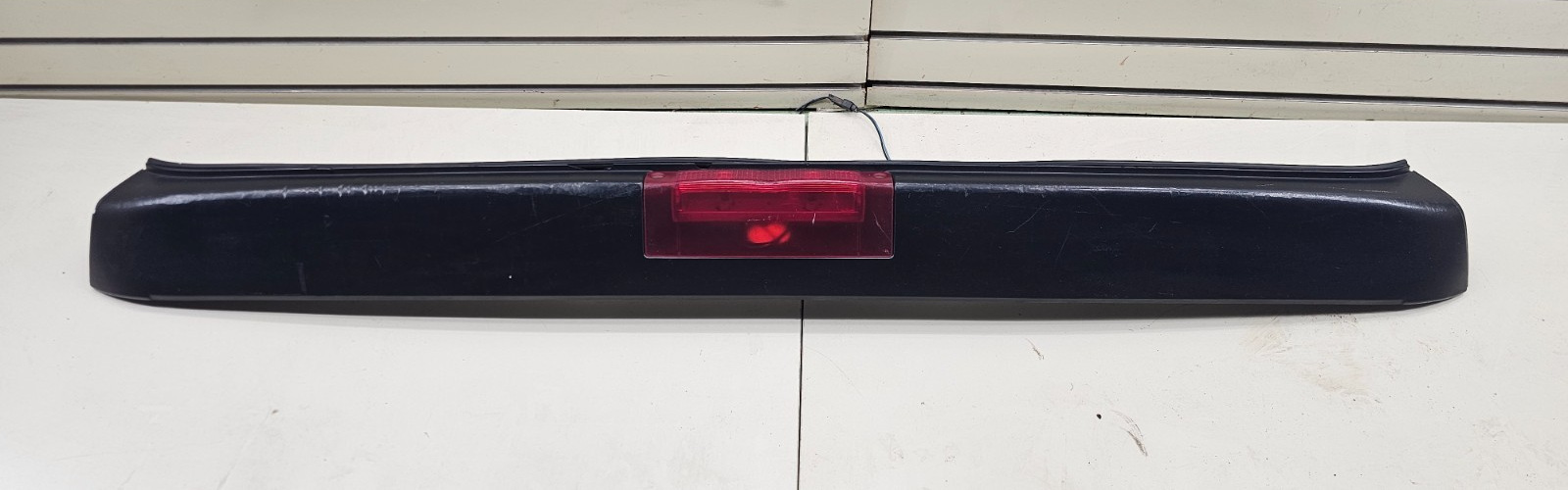 🔥03-20 Chevrolet Express GMC Savana 3rd Brake Light Trim Spoiler Black  OEM