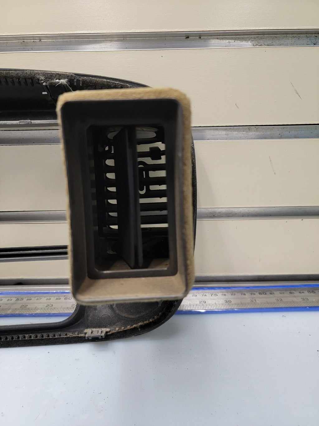 🔥97-03 Ford F150 Center Dash Radio Climate Trim BEZEL Panel AIRBG Line GRAY